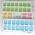Silicone Ice Tray Home Bar with Lid Home Ice Tray Ice Cream Ice Cubes Mold Environmentally Friendly DIY
