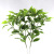 [New Sale] Simulation Single Stem Orange Leaf Small Five Fork Simulation Orange Green Plant Flower Arrangement Craft Hotel Landscaping