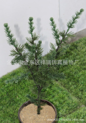 Simulation Fake Fir Asian Pine Leaf Plant Spruce Larch Fir Leaf Engineering DIY Decoration Factory Wholesale