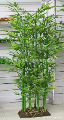 Simulation Plant Bamboo Forest Rich Bamboo Leaves Bamboo Plate 8 Poles Lamination Shooting Bamboo Background DIY Wall Engineering Ornament Furnishing