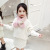 Korean Style Children's Scarf Trendy Winter Warm Boys and Girls Cute Fluffy Scarf Imitation Rabbit Fur Baby Bib Sets