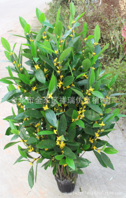 Artificial Plant Bonsai 1.2 M Night Fragrance Flower Fake Leaves Silk Flower Table Ornaments Background Shooting Decoration Wholesale