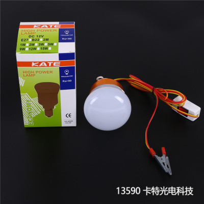 LED Bulb Power Generation Experiment Indoor Lighting Emergency Light Source Field Tent Light Lamps with Wire