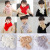 Korean Style Children's Scarf Trendy Winter Warm Boys and Girls Cute Fluffy Scarf Imitation Rabbit Fur Baby Bib Sets