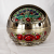 Large Ashtray Creative Retro round High-End Metal Drop-Resistant Multifunctional Peacock Spherical Ashtray