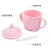 Silicone Children's Straw Cup Baby Drink Learning Cup Edible Silicon Children's Leak-Proof Shatter Proof Water Cup