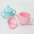 Silicone Children's Straw Cup Baby Drink Learning Cup Edible Silicon Children's Leak-Proof Shatter Proof Water Cup