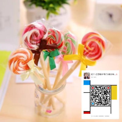 Flying Stationery Simulation South Korea Creative Stationery Lollipop Ballpoint Pen Student Gift Cute Ballpoint Pen