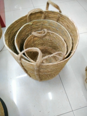 Papyrus Woven Sleeve Three Storage Basket