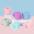 Silicone Snack Cup Drop-Proof and Portable Binaural Learn Drinking Cup Anti-Spill Creative Baby Supplementary Food Cup