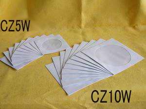 CZ10W  white paper cd sleeve