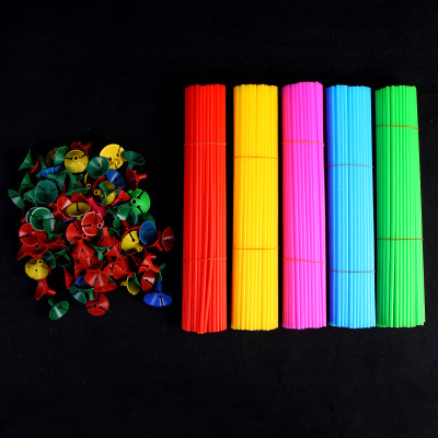 Balloon Stick Accessories Advertising Balloon Special Support Rod Transparent Support White Handle Wholesale Pole Care