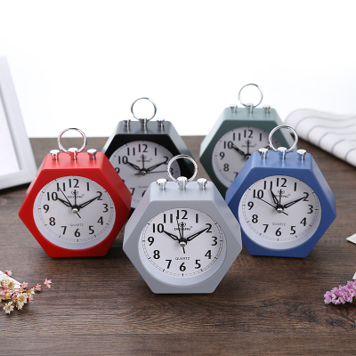 Korean Style Creative Digital Mute Alarm Clock Student Children Lazy Bedside Table Simple Fashion Desk Clock Manufacturer Supply