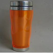 Double Layer Steel inside & Plastic outside Cup