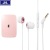 Q35 Creative Storage Box Small Earphone in-Ear Game Wire with Microphone Voice Call Foreign Trade Hot Sale.