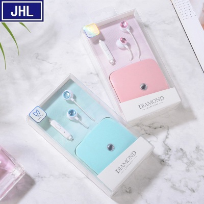 Q35 Creative Storage Box Small Earphone in-Ear Game Wire with Microphone Voice Call Foreign Trade Hot Sale.