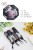 Factory Direct Sales New Hot Sale Flower Clusters Tri-Fold UV-Proof Sunshade Umbrella