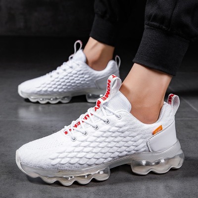 Cross-Border New Arrival Shoes Men's Fashion Shoes Blade Bottom Running Shoes Casual Shoes Youth plus Size Sports Running Shoes One Piece Dropshipping