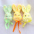 Cross-Border Wholesale Easter Christmas Rabbit Plug-in Bouquet Decoration Supplies Holiday Scene Layout Gift Present