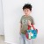 2021 Spring and Summer New Children's Canvas Bag Girls' Single-Shoulder Bag Korean Cartoon Cute Printed Boy Crossbody Bag