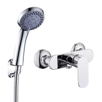 Bathroom Faucet Bathtub Monolever Hot and Cold Water Copper Wall Shower Faucet