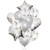 Balloon Package Rose Gold Silver Five-Pointed Star Love Aluminum Foil Balloon Transparent Sequins