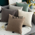 Cross-Border Amazon Home Holland Velvet Pillow Cover Simple Solid Color Sofa Throw Pillowcase Office Cushion Cover Wholesale