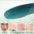 Electric Facial Cleansing Instrument Silicone Gel Cleansing System Pore Cleaner Warm Facial Massager Fade Dark Circles Foreign Trade