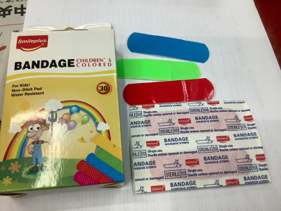 Factory Direct Sales Band-Aid Children's Favorite Three-Color Solid Color High Quality and Low Price