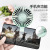 USB Small Fan Clip Fan Rechargeable Portable Student Dormitory Computer Handheld Small Electric Fan Factory Direct Sales