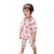 Baby Suit Spring and Autumn Pure Cotton Thin Summer Half Sleeve Home Child Air Conditioner Clothes Boys' Girl Infant Pajamas