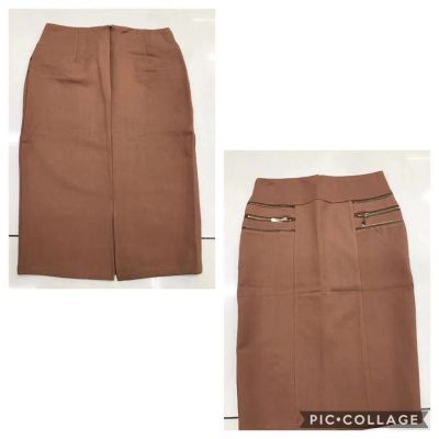 Design Half-Length Tight Wrapped Skirt Back Slit
