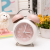 New Simple Digital 4-Inch Bell Alarm Clock Mute with Light Metal Bell Children Student Bedside Wake up Alarm Watch