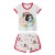21 Summer New Pure Cotton Children's Short-Sleeved Suit Baby Breathing Cotton T-shirt Half Sleeve Cartoon Home Children's Clothing