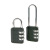 Factory Direct Supply Long Beam Zinc Alloy Password Lock Gym Cabinet Lock Ten-Button Password Lock Padlock