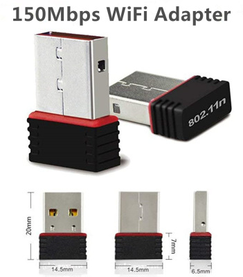 Mini Network Card WiFi Wireless Network Card USB Receiver WiFi Transmitter Computer Portable Network Card