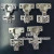 South American Hinge Iron Short Arm British Two-Hole Hinge Hardware Accessories Cabinet Narrow Door Hinge