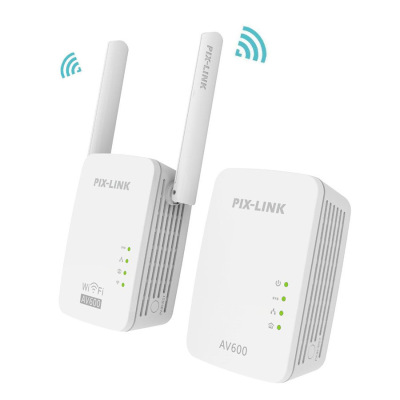 Factory Direct Sales WiFi HomePlug Wireless Kits 300M Wireless Repeater Home Signal Extender Foreign Trade