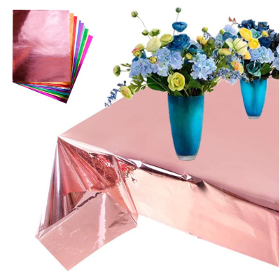 Aluminum Foil Champagne Gold Rose Gold Gold Blue Green Pink Wedding Party Birthday Background Wall Decoration