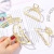Internet Celebrity Elegant Metal Grip Large Hairpin Pearl Back Head Shark Clip Face Washing Bath out Updo Hair Claw