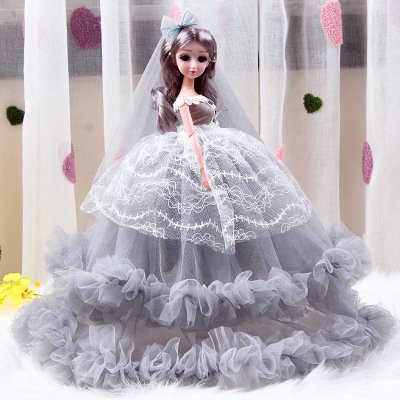 Large Hengchao Confused Barbie Doll Set Gift Box Wedding Dress Girl Gift Princess Children's Toy Yangwa Wholesale