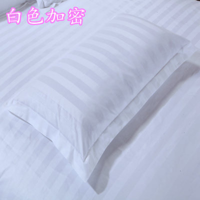 Full Cotton Pillowcase Hotel Pure Cotton Pillowcase White Pillowcase Satin Stripe Pillowcase Pair Free Shipping