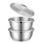 304 Stainless Steel Basin Thickened Household Bowl Strainer Draining Basin Kitchen Egg Pots Soup Plate Seasoning Basin with Lid Washing Basin