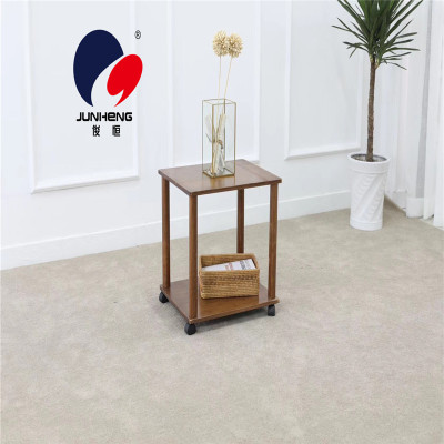 Solid Wood Sofa Table Living Room Corner Cabinet Simple Mobile Coffee Table Side Cabinet Creative Small Square Table