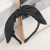 Solid Color Headband Rabbit Ears New Japanese and Korean Style Women's Knotted Monochrome Hair Fixer Simple Sweet Large Satin Headband
