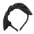 Solid Color Headband Rabbit Ears New Japanese and Korean Style Women's Knotted Monochrome Hair Fixer Simple Sweet Large Satin Headband