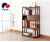 Creative Bookshelf Simple Floor Antique Bookcase Shelf Modern Solid Wooden Frame Storage Rack Living Room Storage Rack