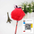 Flying Stationery South Korea Girls' Cute Plush Gel Pen Fresh Fur Ball Pen Black Gel Ink Pen Love Signature Pen