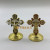 Electroplating Vertical Cross Decoration Christian Catholic Orthodox Gift