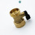 Garden Single-Pass Ball Valve American Brass Hose Used in Garden Straight Connector with Switch 34 Thread Water Pipe Connector